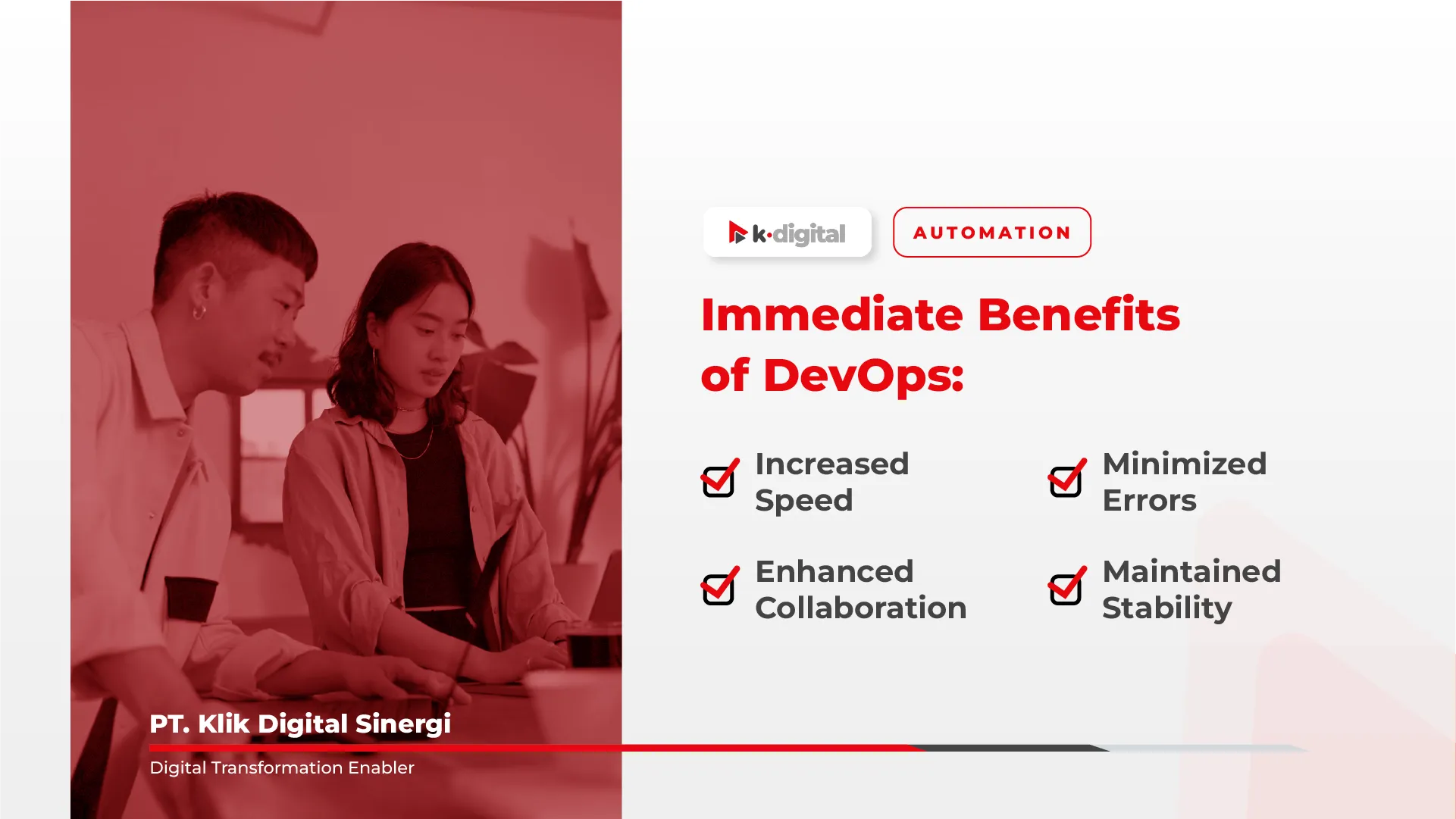  4 Immediate Benefits of DevOps | PT. Klik Digital Sinergi