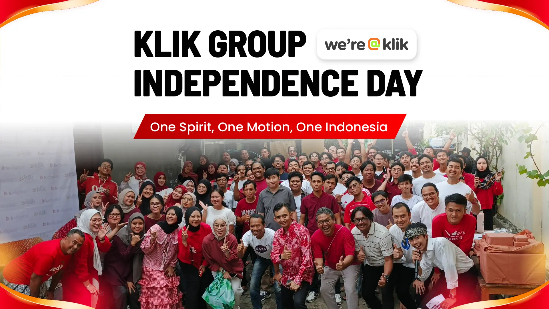 KLIK Group Independence Day: One Spirit, One Motion, One Indonesia